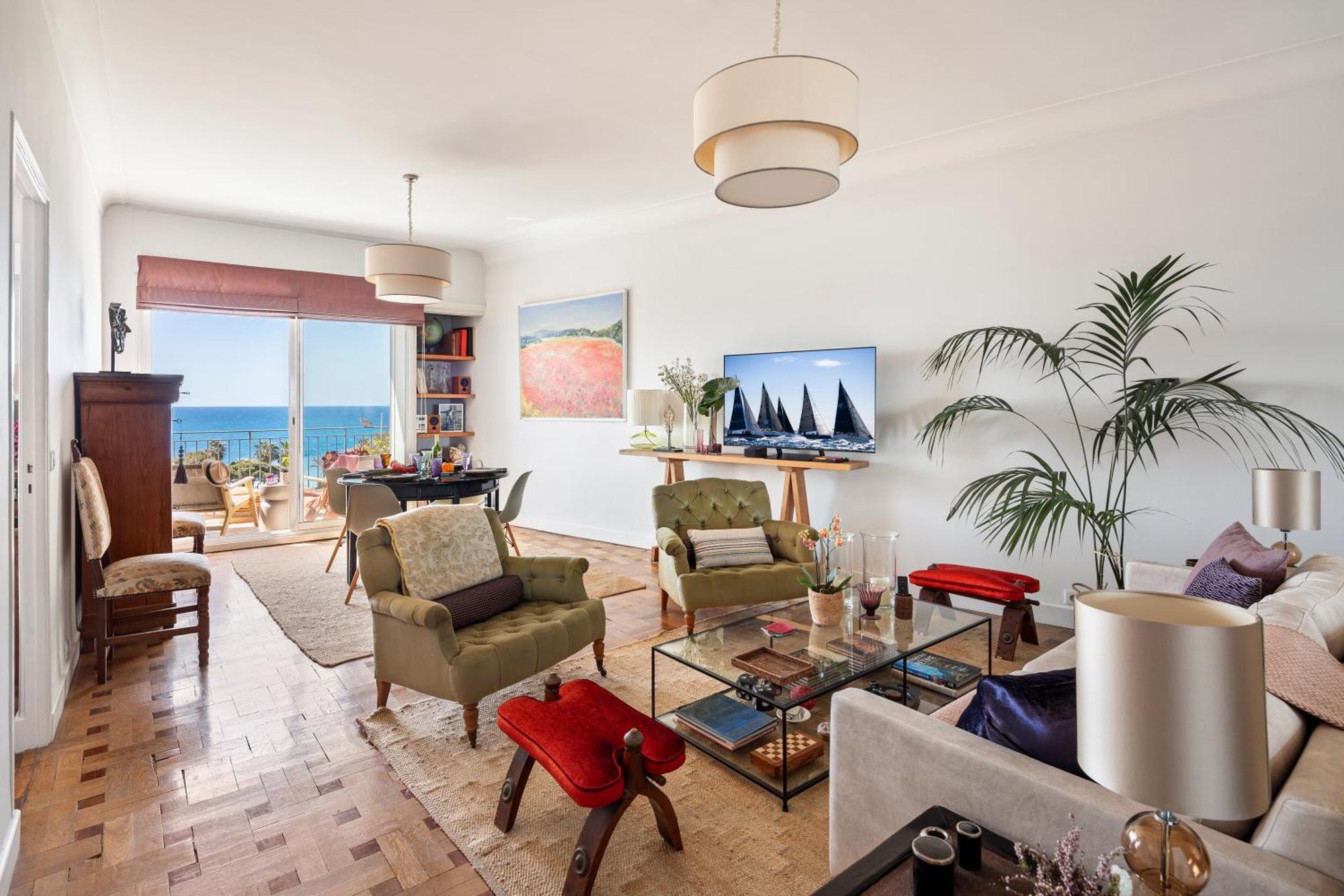 Unique Sea View Apartment, Center, 100M2 Nice Exterior foto